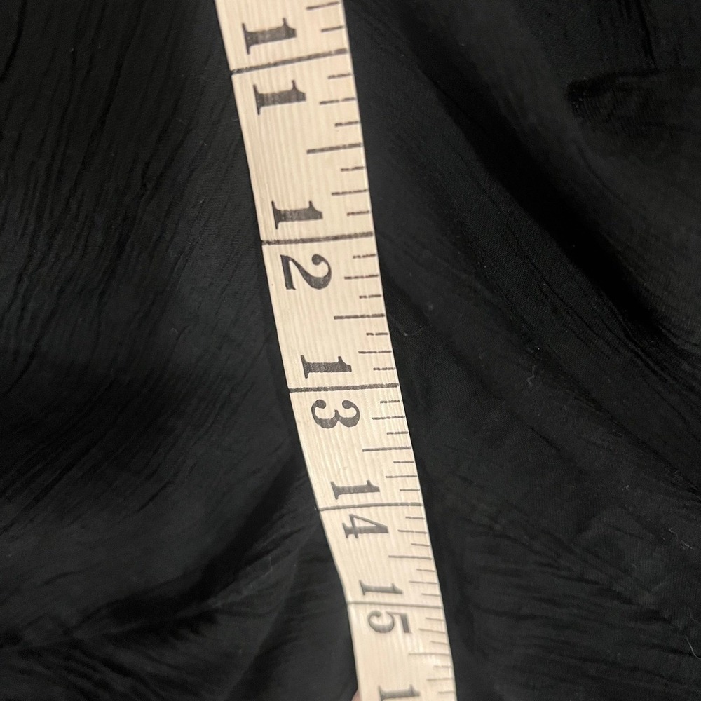 Madewell Pullon Black wide leg pants with pockets Sz PXXL - Picture 5 of 12